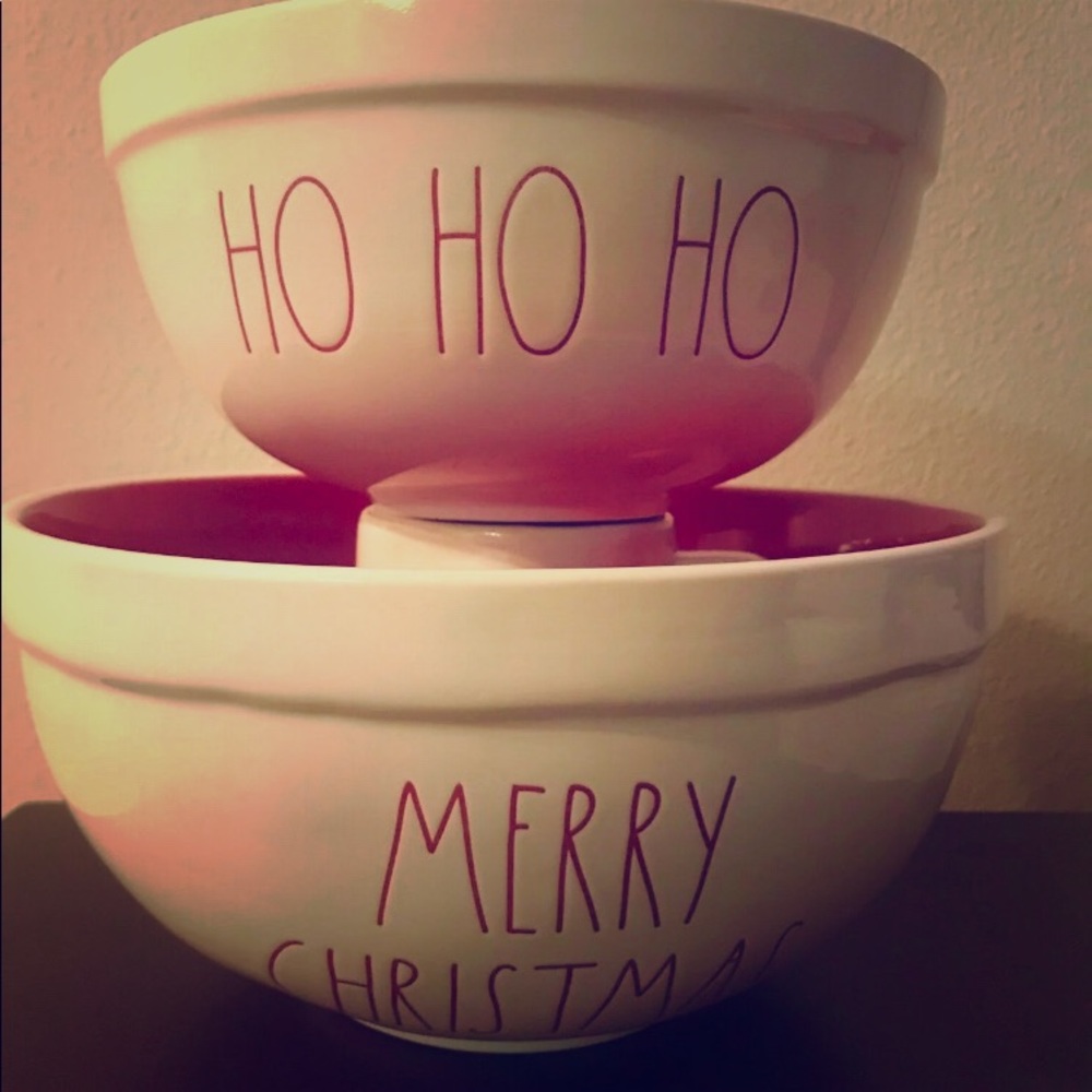 Rae Dunn ho hoho and Merry Christmas